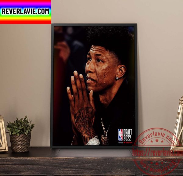 NBA 2022 NBA Draft Milwaukee Bucks MarJon Beauchamp The Dream Becomes Reality Home Decor Poster Canvas