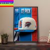 NBA 2022 NBA Draft OKC Thunder Select Chet Holmgren With The 2nd Pick Of The NBA Draft Home Decor Poster Canvas