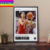 NBA 2022 NBA Draft Portland Trail Blazers Select Shaedon Sharpe With The 7th Pick Of The NBA Draft Home Decor Poster Canvas
