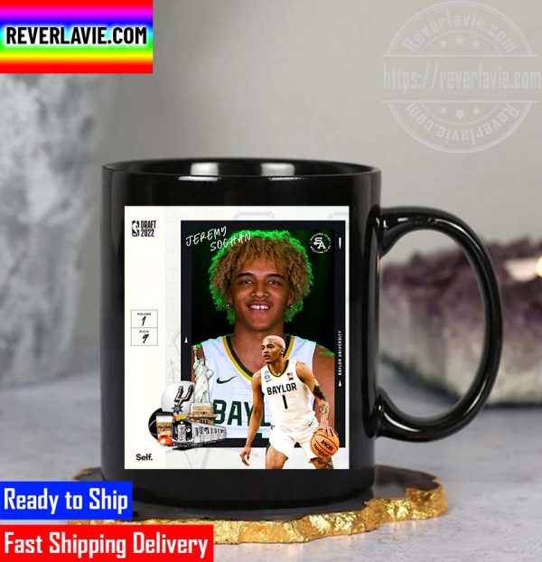 NBA 2022 NBA Draft Pick No 9 San Antonio Spurs Select Jeremy Sochan Baylor University