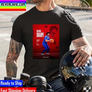 NBA 2022 NBA Draft Portland Trail Blazers Select Shaedon Sharpe With The 7th Pick Of The NBA Draft Style Unisex T-Shirt