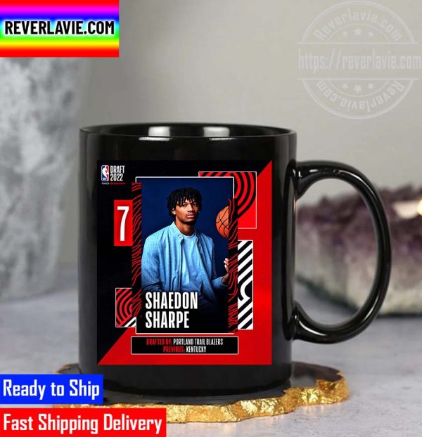 NBA 2022 NBA Draft Portland Trail Blazers Select Shaedon Sharpe With The 7th Pick Of The NBA Draft