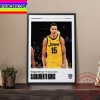 NBA 2022 NBA Draft Portland Trail Blazers Select Shaedon Sharpe With The 7th Pick Of The NBA Draft Wall Decor Home Decor Poster Canvas