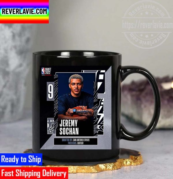 NBA 2022 NBA Draft San Antonio Spurs Select Jeremy Sochan With The 9th Pick Of The NBA Draft