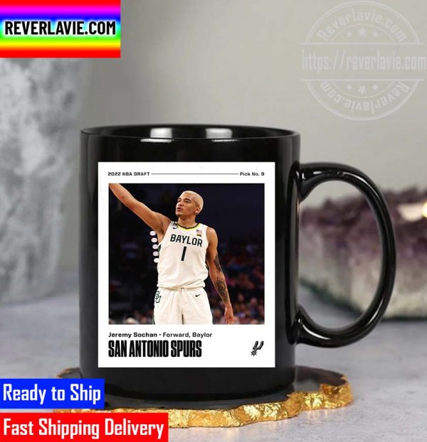 NBA 2022 NBA Draft San Antonio SpursTake Jeremy Sochan Baylor University With The No 9 Pick