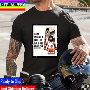 NBA 2022 NBA Draft Shaedon Sharpe From Unranked To Top 10 NBA Draft Pick Unisex T-Shirt