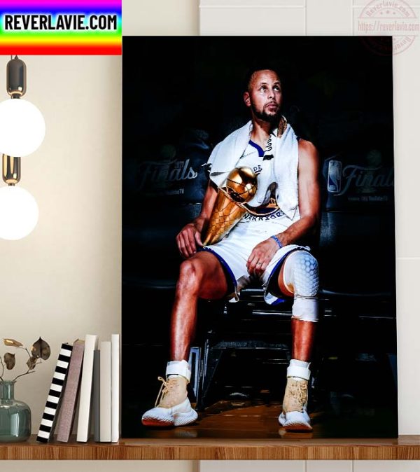 NBA Finals Champions Golden State Warriors Stephen Curry MVP NBA Finals Wall Decor Poster Canvas