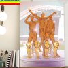 NBA Finals Champions Golden State Warriors Stephen Curry MVP NBA Finals Wall Decor Poster Canvas