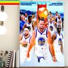 NBA Finals Champions NBA Champions Golden State Warriors Are The 2021 2022 NBA Champions Art Decor Poster Canvas