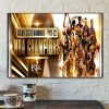 Brock Lesnar vs Roman Reigns WWE SummerSlam 2022 Poster Canvas