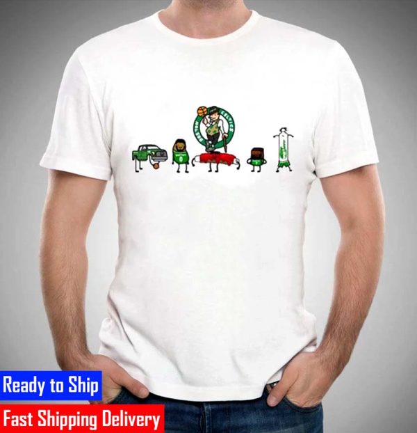 NBA Finals Playoff Paint The Boston Celtics Unisex T-Shirt