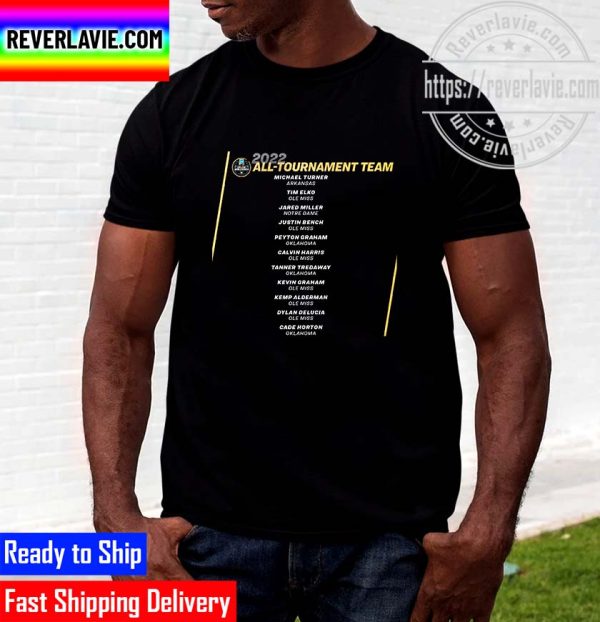 NCAA Baseball 2022 Men College World Series All-Tournament Team Unisex T-Shirt