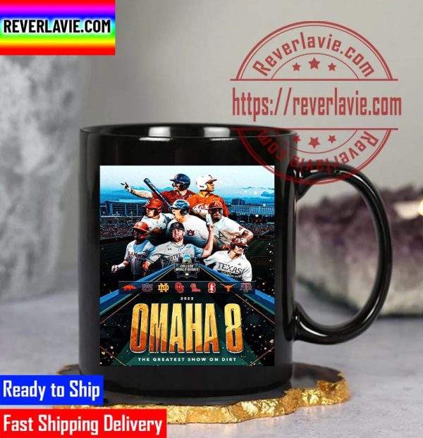 NCAA Baseball 2022 Mens College World Series MCWS The Omaha 8 Classic Coffee Mug