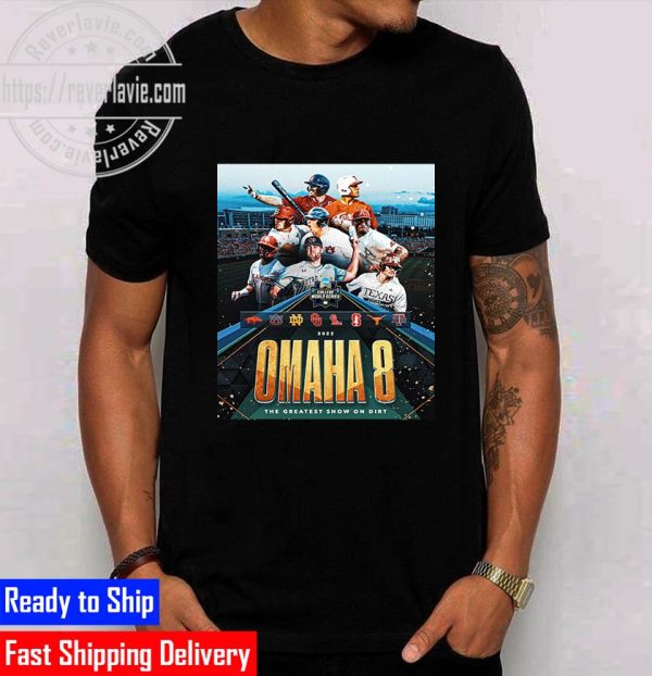 NCAA Baseball 2022 Mens College World Series MCWS The Omaha 8 Unisex T-Shirt
