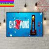 NCAA Baseball National Champions Ole Miss Rebels 2022 MCWS Champions Decorations Home Decor Poster Canvas