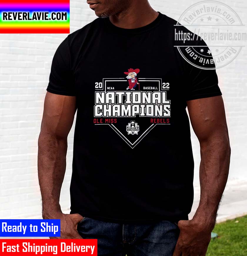 NCAA Baseball National Champions Ole Miss Rebels 2022 MCWS Champions Unisex T-Shirt NCAA Baseball National Champions Ole Miss Rebels 2022 MCWS Champions Unisex T-Shirt