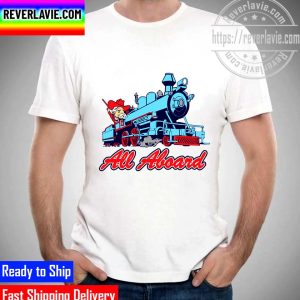 NCAA Baseball National Champions Ole Miss Rebels 2022 MCWS Champs All Aboard Unisex T-Shirt