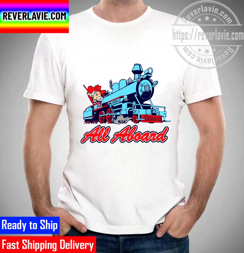 NCAA Baseball National Champions Ole Miss Rebels 2022 MCWS Champs All Aboard Unisex T-Shirt NCAA Baseball National Champions Ole Miss Rebels 2022 MCWS Champs All Aboard Unisex T-Shirt