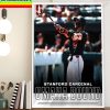 NCAA MCWS Mens College World Series Stanford Cardinal OMAHA Bound Home Decor Poster Canvas