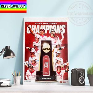 NCAA Softball Back 2 Back Oklahoma Sooners are 2022 National Champions Home Decor Poster Canvas