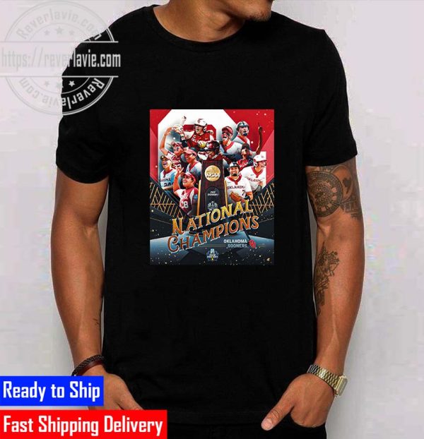 NCAA Softball Oklahoma Sooner 2022 WCWS Championship Finals National Champions Unisex T-Shirt