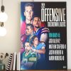 NFL 2021 Offensive Touchdown Leaders List Poster Canvas