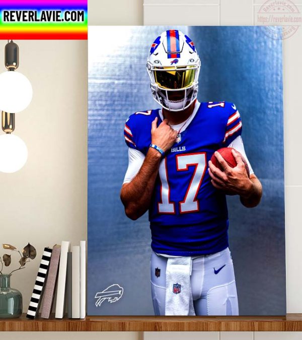 NFL Buffalo Bills Josh Allen Is A Top QB In The NFL Home Decor Poster Canvas