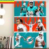 NFL Miami Dolphins Waiting On September Home Decor Poster Canvas