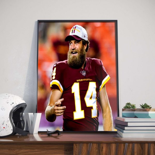 NFL QB Ryan Fitzpatrick Retiring After 17 Seasons Home Decor Poster Canvas