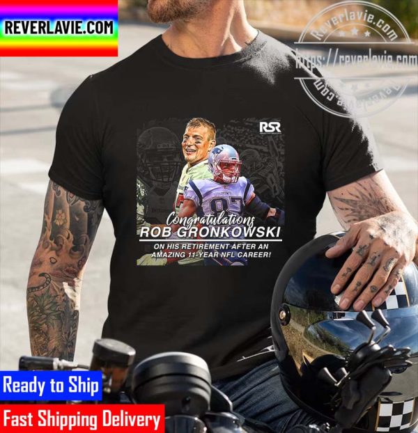 NFL Tampa Bay Buccaneers Rob Gronkowski 87 The Legend Is Retiring After 11 Year NFL Career Unisex T-Shirt
