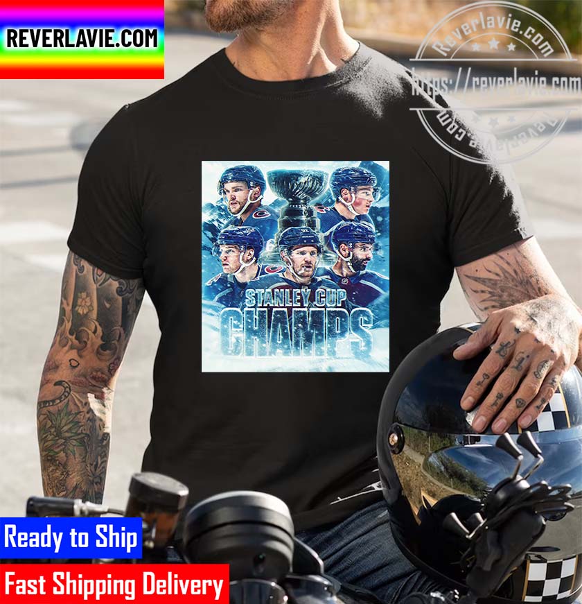 NHL 2021-22 Stanley Cup Champions Colorado Avalanche Champs Unisex T-Shirt NHL 2021-22 Stanley Cup Champions Colorado Avalanche Champs Unisex T-Shirt