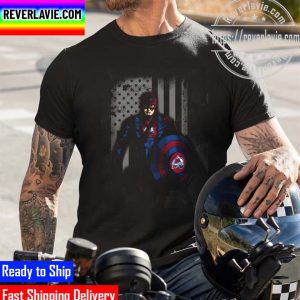 NHL 2022 Stanley Cup Champions Colorado Avalanche Captain Flag Marvel Studios Superhero Avenger Unisex T-Shirt