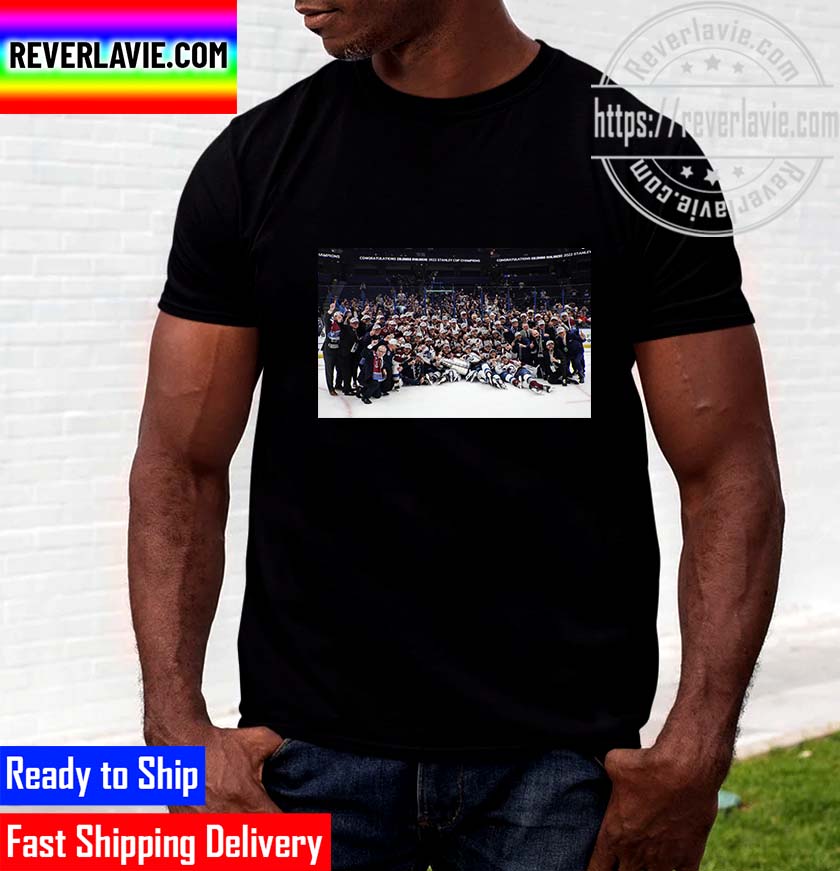 NHL 2022 Stanley Cup Champions Colorado Avalanche Champions Unisex T-Shirt NHL 2022 Stanley Cup Champions Colorado Avalanche Champions Unisex T-Shirt