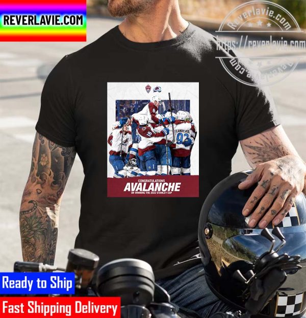 NHL 2022 Stanley Cup Champions Colorado Avalanche Champs Unisex T-Shirt