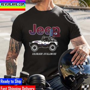 NHL 2022 Stanley Cup Champions Colorado Avalanche Jeep Unisex T-Shirt