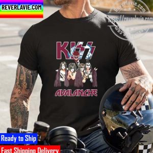 NHL 2022 Stanley Cup Champions Colorado Avalanche Kiss Band Unisex T-Shirt