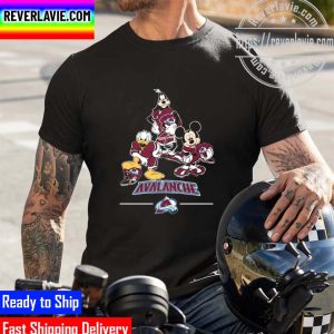 NHL 2022 Stanley Cup Champions Colorado Avalanche Mickey Donald Goofy Fan Unisex T-Shirt