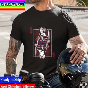 NHL 2022 Stanley Cup Champions Colorado Avalanche Queen Card Poker Unisex T-Shirt