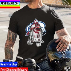 NHL 2022 Stanley Cup Champions Colorado Avalanche R2D2 Star Wars Unisex T-Shirt
