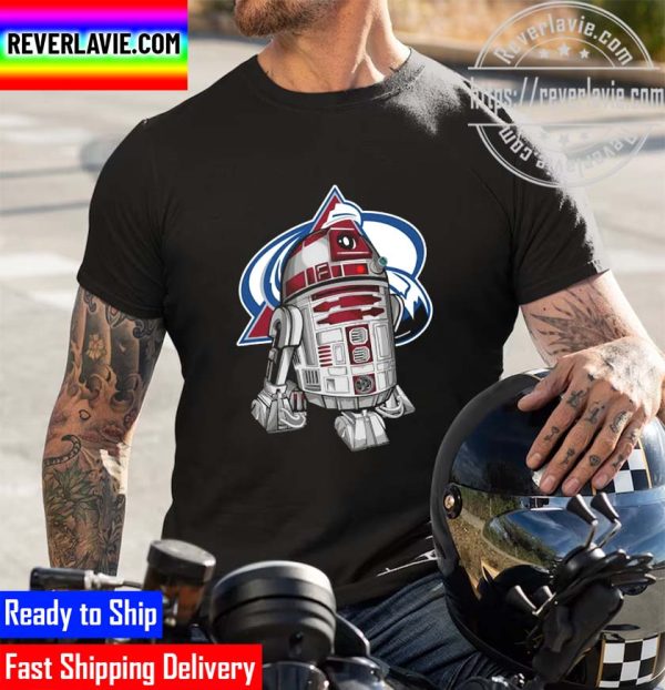 NHL 2022 Stanley Cup Champions Colorado Avalanche R2D2 Star Wars Unisex T-Shirt