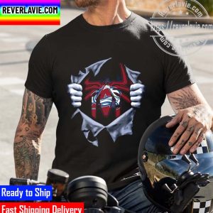 NHL 2022 Stanley Cup Champions Colorado Avalanche Spiderman Logo Marvel Studios Superhero Avenger Unisex T-Shirt