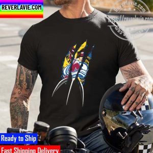 NHL 2022 Stanley Cup Champions Colorado Avalanche Wolverine X Men Marvel Studios Unisex T-Shirt