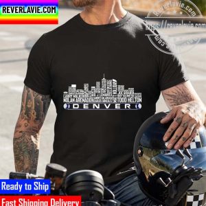 NHL 2022 Stanley Cup Champions Colorado Baseball Team All Time Legends Denver City Skyline Unisex T-Shirt