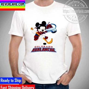 NHL 2022 Stanley Cup Champions Hockey Mickey Mouse Team Colorado Avanlanche Unisex T-Shirt