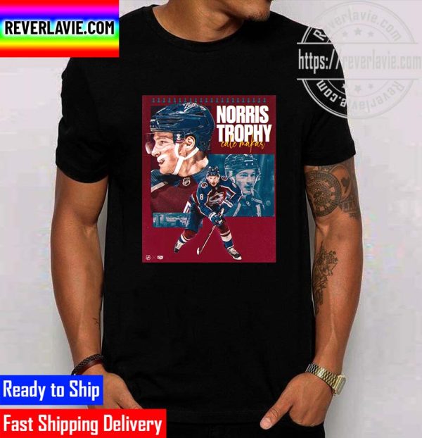 NHL Awards Colorado Avalanche Cale Makar 2022 Norris Trophy Winner Unisex T-Shirt