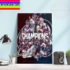NHL Colorado Avalanche Champions 2021-22 Stanley Cup Champions Decorations Home Decor Poster Canvas