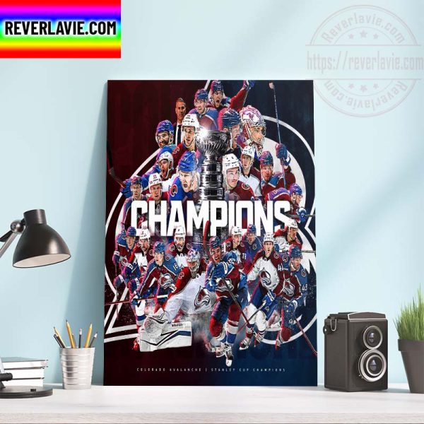 NHL Colorado Avalanche 2022 Stanley Cup Champions Home Decor Poster Canvas