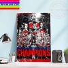 NHL Colorado Avalanche Champions 2021-2022 Stanley Cup Champions Home Decor Poster Canvas