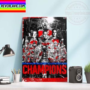 NHL Colorado Avalanche Champions 2021-2022 Stanley Cup Champions Home Decor Poster Canvas