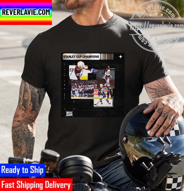 NHL Colorado Avalanche Champions 2021-22 Stanley Cup Champions Fan Gift Unisex T-Shirt